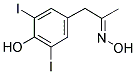 (3,5-DIIODO-4-HYDROXYPHENYL)ACETONE OXIME 结构式