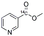 METHYL NICOTINATE, [CARBOXYL-14C] 结构式