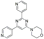 4-(2-PYRIDIN-3-YL-6-PYRIDIN-4-YLPYRIMIDIN-4-YL)MORPHOLINE 结构式