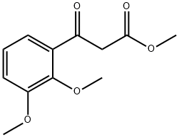 3-(2,3-二甲氧基苯基)-3-氧丙酸甲酯 结构式