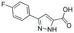 3-(4-氟苯基)-1H-吡唑-5-甲酸 结构式