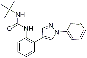 N-(TERT-BUTYL)-N'-[2-(1-PHENYL-1H-PYRAZOL-4-YL)PHENYL]UREA 结构式