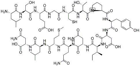 H-LEU-SER-GLU-GLY-CYS-THR-PRO-TYR-ASP-ILE-ASN-GLN-MET-LEU-ASN-OH 结构式