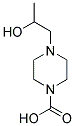 4-(2-HYDROXYPROPYL-PIPERAZINE)-1-CARBOXYLIC ACID 结构式