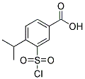 3-CHLOROSULFONYL-4-ISOPROPYL-BENZOIC ACID 结构式