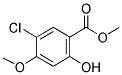 METHYL 5-CHLORO-2-HYDROXY-4-METHOXYBENZOATE 结构式