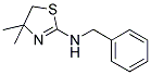 Benzyl-(4,4-dimethyl-4,5-dihydro-thiazol-2-yl)-amine 结构式