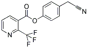 4-[[2-(TRIFLUOROMETHYL)PYRIDIN-3-YL]CARBONYLOXY]PHENYLACETONITRILE 结构式
