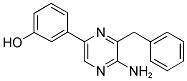 2-AMINO-3-BENZYL-5-(3'-HYDROXYPHENYL)-PYRAZINE 结构式