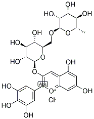 DELPHINIDIN 3-RUTINOSIDE 结构式