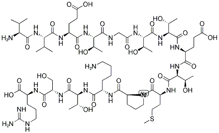 H-Val-Val-Glu-Thr-Gly-Thr-Thr-Glu-Thr-Met-Pro-Lys-Thr-Ser-Arg-OH 结构式