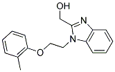 (1-[2-(2-METHYLPHENOXY)ETHYL]-1H-BENZIMIDAZOL-2-YL)METHANOL 结构式