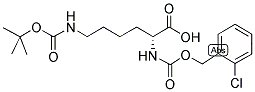 N-ALPHA-2-CHLORO-CARBOBENZOXY-N-EPSILON-T-BUTOXYCARBONYL-D-LYSINE 结构式