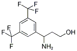 3-AMINO-3-(3,5-BIS-TRIFLUOROMETHYL-PHENYL)-PROPAN-1-OL 结构式