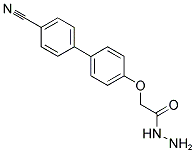 (4'-CYANO-BIPHENYL-4-YLOXY)-ACETIC ACID HYDRAZIDE 结构式