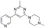 2-METHYL-4-(4-METHYLPIPERAZIN-1-YL)-6-PYRIDIN-3-YLPYRIMIDINE 结构式