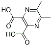 5,6-DIMETHYL-2,3-PYRAZINEDICARBOXYLIC ACID 结构式