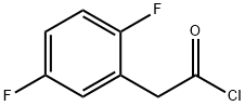 2,5-二氟苯基乙酰氯 结构式