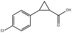 2-(4-氯苯基)环丙烷甲酸 结构式