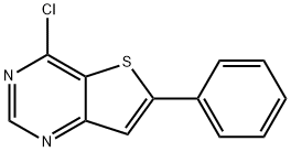 4-氯-6-苯基噻吩并[3,2-D]嘧啶 结构式