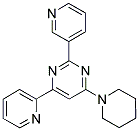 4-PIPERIDIN-1-YL-6-PYRIDIN-2-YL-2-PYRIDIN-3-YLPYRIMIDINE 结构式