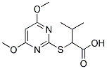 2-(4,6-DIMETHOXYPYRIMIDIN-2-YL)THIO-3-METHYLBUTANOIC ACID, METHYL ESTER 结构式