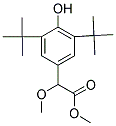 METHYL 2-[3,5-DI(TERT-BUTYL)-4-HYDROXYPHENYL]-2-METHOXYACETATE 结构式