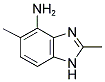 4-AMINO-2,5-DIMETHYLBENZIMIDAZOLE 结构式