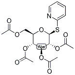 2-PYRIDYL-2,3,4,6-TETRA-O-ACETYL-1-THIO-BETA-D-GLUCOPYRANOSIDE 结构式