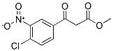 3-(4-CHLORO-3-NITRO-PHENYL)-3-OXO-PROPIONIC ACID METHYL ESTER 结构式