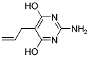 5-ALLYL-2-AMINO-4,6-PYRIMIDINEDIOL 结构式