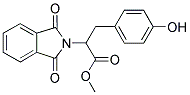 2-(1,3-DIOXO-1,3-DIHYDRO-ISOINDOL-2-YL)-3-(4-HYDROXY-PHENYL)-PROPIONIC ACID METHYL ESTER 结构式