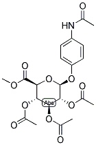 4-ACETAMIDOPHENYL-TRIACETYL-B-D-GLUCURONIC ACID, METHYL ESTER 结构式