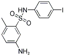 5-AMINO-N-(4-IODO-PHENYL)-2-METHYL-BENZENESULFONAMIDE 结构式