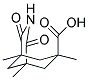 1,5,7-TRIMETHYL-2,4-DIOXO-3-AZABICYCLO[3.3.1]NONANE-7-CARBOXYLIC ACID 结构式