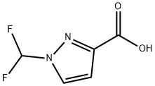 1 - (二氟)-1H-吡唑-3 - 羧酸 结构式