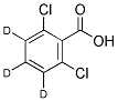 2,6-Dichlorobenzoic-3,4,5-d3 acid 结构式