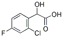 2-CHLORO-4-FLUOROMANDELIC ACID 结构式