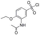 3-乙酰氨基-4-乙氧基苯磺酰氯 结构式