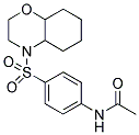 N-[4-((OCTAHYDRO-(2H)-1,4-BENZOXAZIN-4-YL)SULPHONYL)PHENYL]ACETAMIDE 结构式