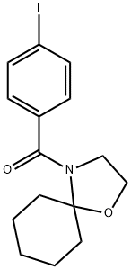 (4-IODOPHENYL)(1-OXA-4-AZASPIRO[4.5]DEC-4-YL)METHANONE 结构式