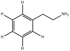 2-苯乙胺-D5 结构式