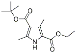3,5-DIMETHYL-1H-PYRROLE-2,4-DICARBOXYLIC ACID 4-TERT-BUTYL ESTER 2-ETHYL ESTER 结构式