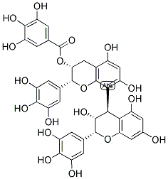 PRODELPHINIDIN B2 3'-O-GALLATE 结构式