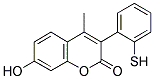 7-HYDROXY-4-METHYL-3-(2-THIOPHENYL)COUMARIN 结构式