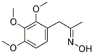 (2,3,4-TRIMETHOXYPHENYL)ACETONE OXIME 结构式