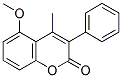 5-METHOXY-4-METHYL-3-PHENYLCOUMARIN 结构式
