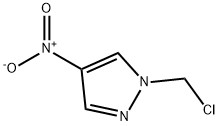 1-(氯甲基)-4-硝基-吡唑 结构式