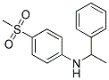 N-[4-(METHYLSULFONYL)PHENYL]-N-(1-PHENYLETHYL)AMINE 结构式