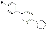 5-(4-FLUOROPHENYL)-2-PYRROLIDIN-1-YLPYRIMIDINE 结构式